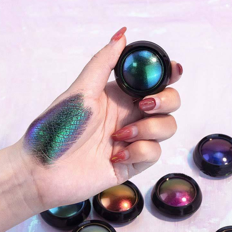 9 Farben Einzel-Lidschatten-Make-up-Lidschatten Hochpigmentierte Lidschatten