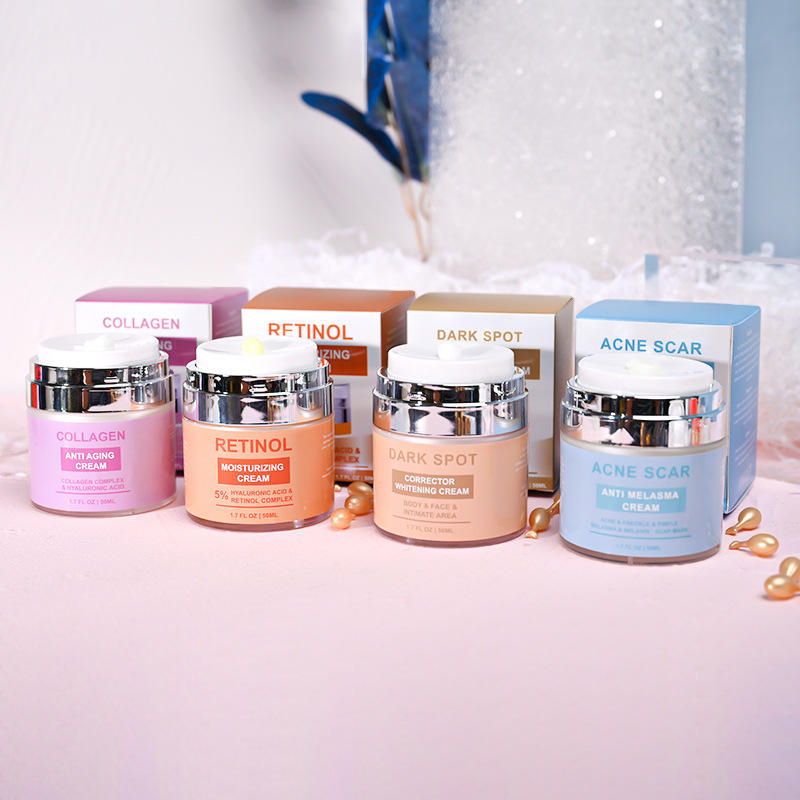 Neue Trend-Haut-Anti-Aging-Gesichtslotion, dunkle Flecken entfernende Feuchtigkeitscreme, organische, aufhellende Gesichtscreme