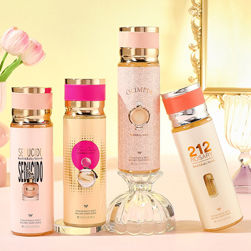 250 ml Markenparfüm, süßes florales Damen-Körperspray, Körpernebel, Parfums, Designer-Parfüm