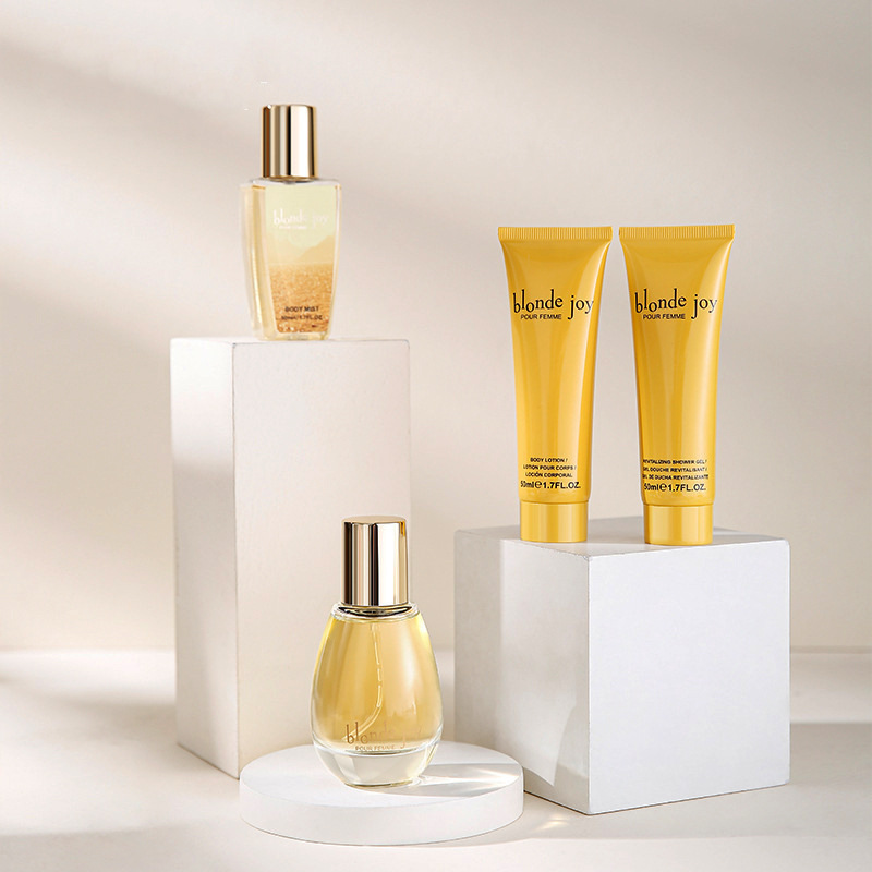 Hautpflege-Geschenkset für das Bad, Spa, bestehend aus Duschgel, Körperlotion, Körperspray und Parfüm für Frauen