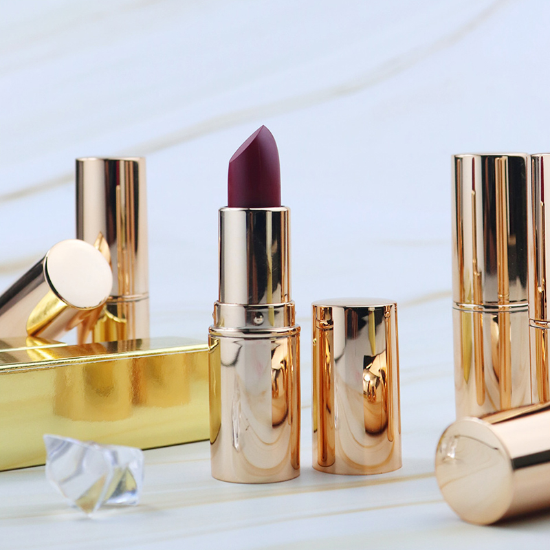 Nude Lipstick Cosmetic Sexy Rot Matt Cremiger wasserfester Lippenstift