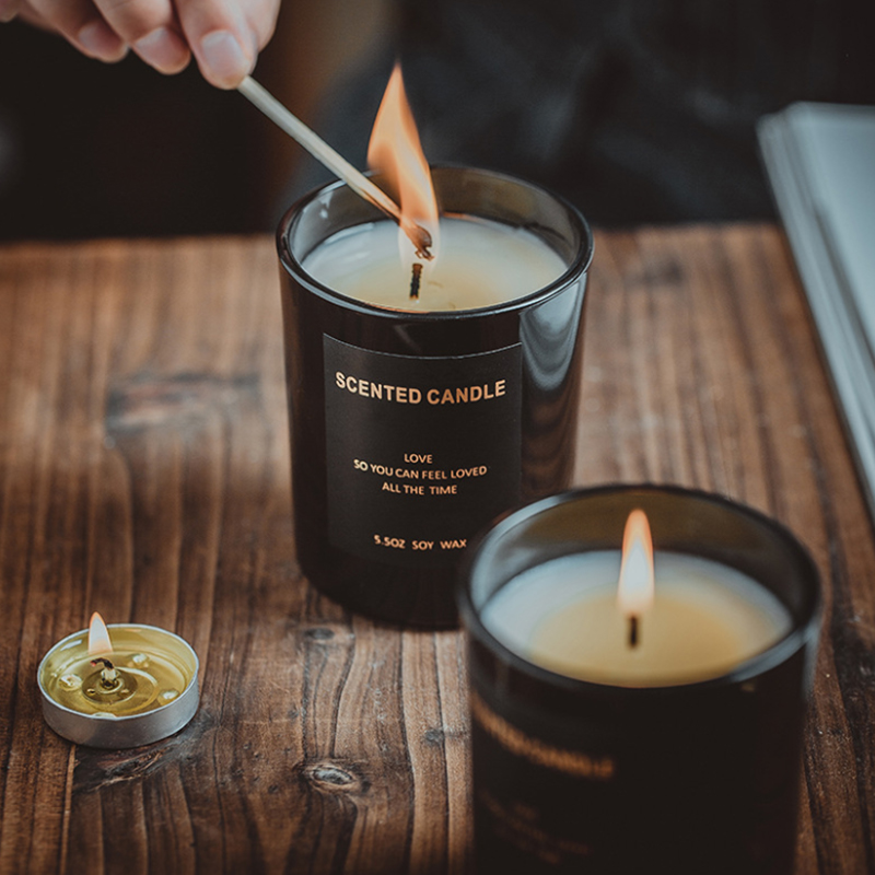 160 g natürliche Sojawachs-Fabrik-Aromatherapie-Duftkerzen