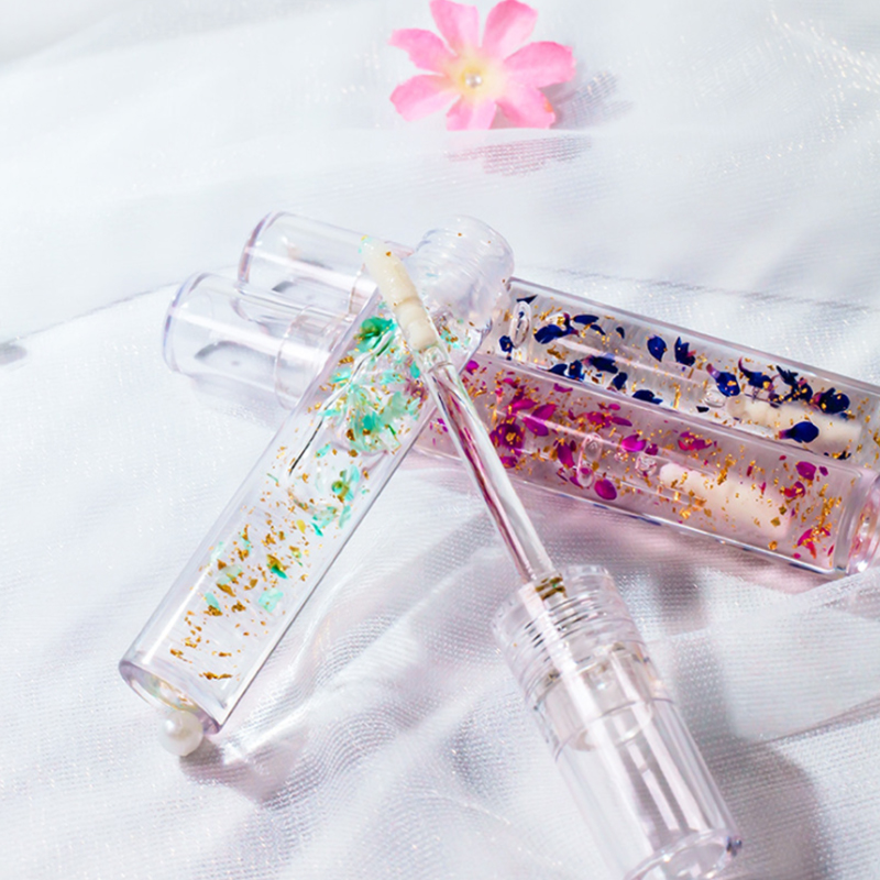 Little Daisy Flower Lipgloss, feuchtigkeitsspendend, glänzend, feuchtigkeitsspendend, transparent, Temperaturwechsel, klarer Lipgloss. Kein Logo