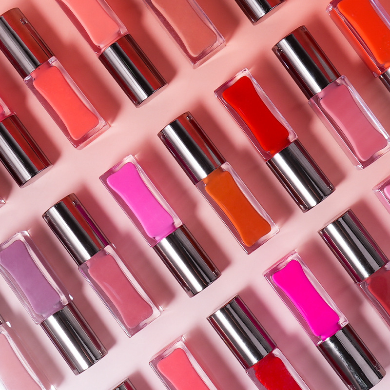 Veganer Lipgloss, klares Mineral-Lippenstift-Make-up auf Ölbasis